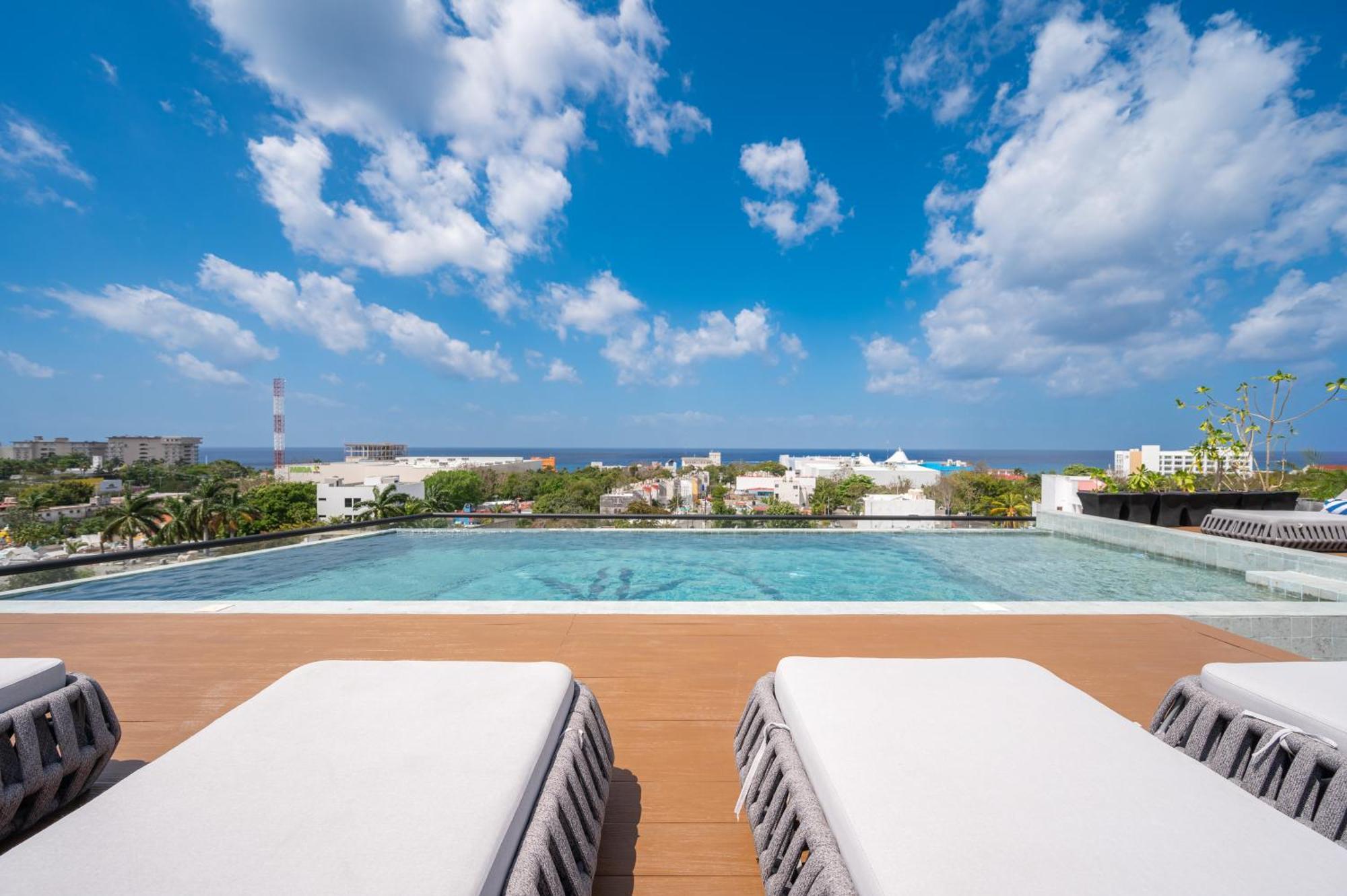 Kippal - Modern Oasis - Aparthotel Cozumel Bagian luar foto