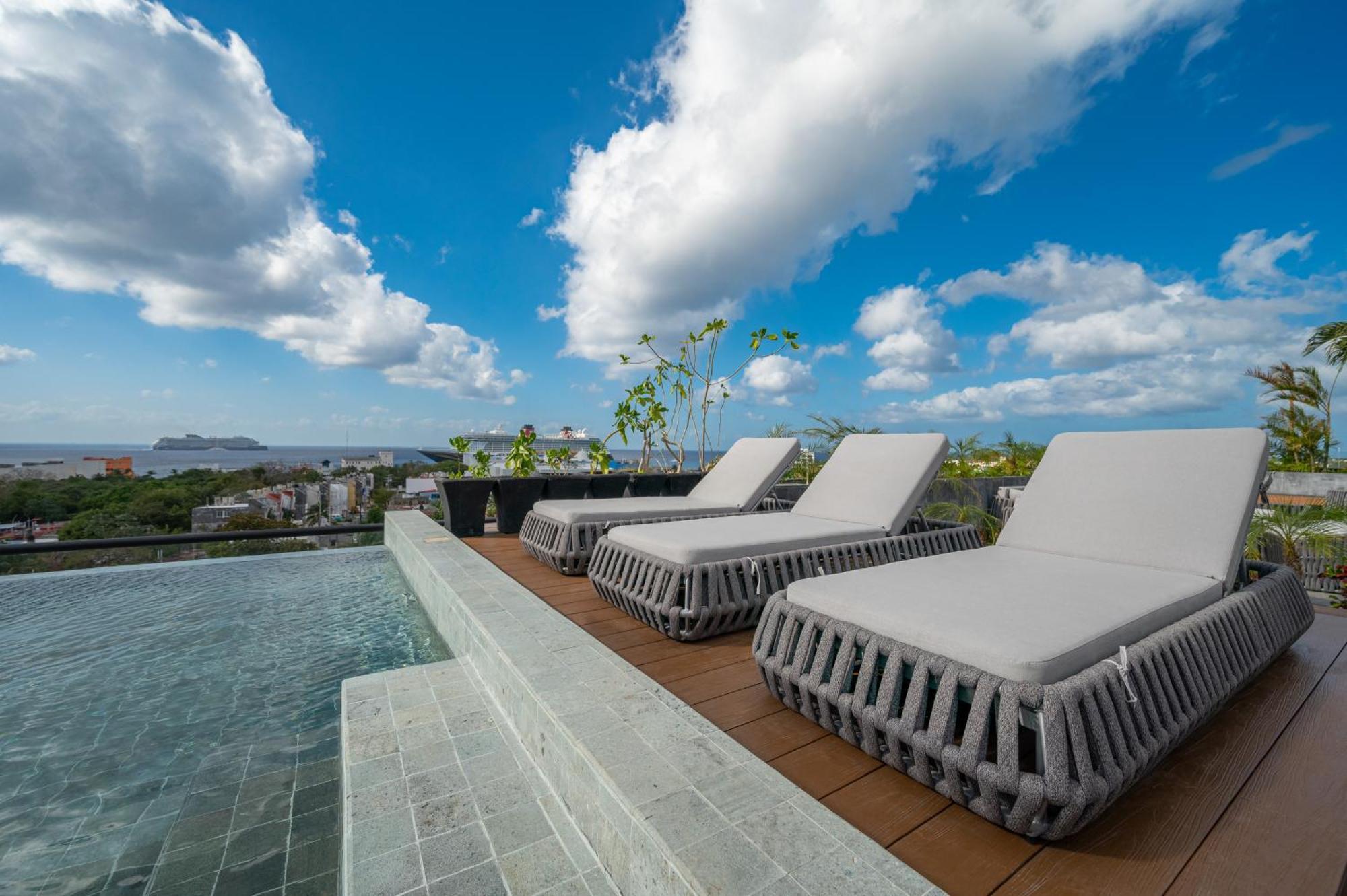 Kippal - Modern Oasis - Aparthotel Cozumel Bagian luar foto